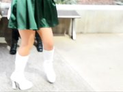 英气妹子COS美女战士不穿内裤性奋发骚很想掀开