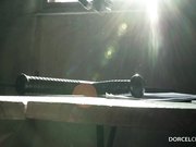 性感黑丝女狱警丽贝卡寂寞难耐勾引警卫狱房外激情