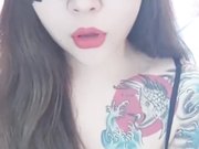 带着面具丰满纹身大屁股美女主播翘屁股漏逼小秀