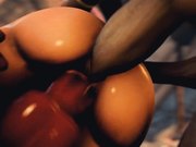 【死或生霞和绫音公主的奴隶地狱】两女神与魔界恶魔群体盛宴