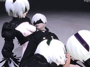 银发独眼白虎逼少女各种做爱镜头集锦