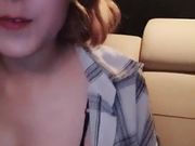 短发巨乳美女主播玩车震口交后入啪啪最后射在嘴里