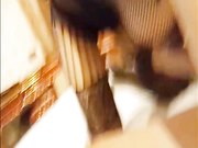 极品网红F罩杯爆乳长腿女神黑丝套装与情人约操