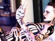 蓝星人被地球人挑逗的性欲大发