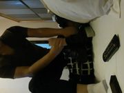 猥琐小青年玩操单纯苗条小女友强行按倒扒光搞终于配合给操哭了