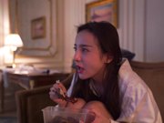 白金版视频女神娜娜薄纱情趣装勾引外卖小哥