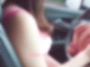 【重磅福利】性感漂亮的美少妇驾照一直考不过路上练车时和教练车震