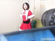 白嫩女友圣诞节扮上圣诞老人让我操 抽查时总有一种异样的感觉