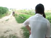 骚货野外夹着跳蛋 快到高潮时被强制爆操中出