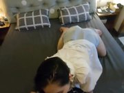 上海某大学校花级性感美女出租公寓挑战洋助教大弯屌