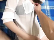 台湾SWAG『Kewe』甜美少女 制服无套性爱实战 甜美叫声无敌尻枪