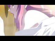 恶魔将种子射入温泉浴的美少女体内