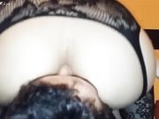 情趣黑丝女友的小肥逼被紧致肛门大鸡巴轮流插 水真多