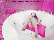 新晋激情女主播李桐初次表演 性感豹纹刷阴道假阳具虐双穴