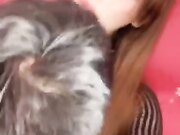 胸还挺大人妖小姐姐，长得还真不错，被狂顶菊花，这么漂亮各位直男能接受吗