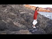 激情爱琴海 欧洲留学极品女友『林雅儿』与法国帅哥海边激情啪啪