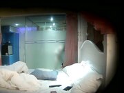 360监控偷拍 猥琐眼镜哥和极品身材的女神嘿咻嘿咻