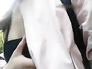 大胆主播楠楠野外露出主动勾引摩的司机打野战