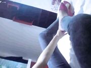 猴急的粗鸡巴直男初次约炮美女网友 牛仔裤都没脱就强行插屄