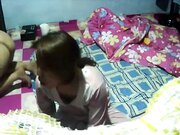 农村家庭摄像头被黑偸拍秃顶大叔与阿姨性生活阿姨的呻吟声无敌了